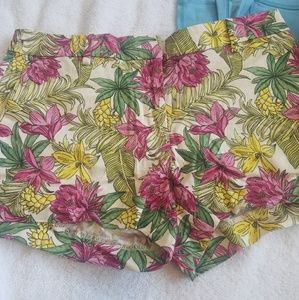 H&M Tropical Shorts Size 8